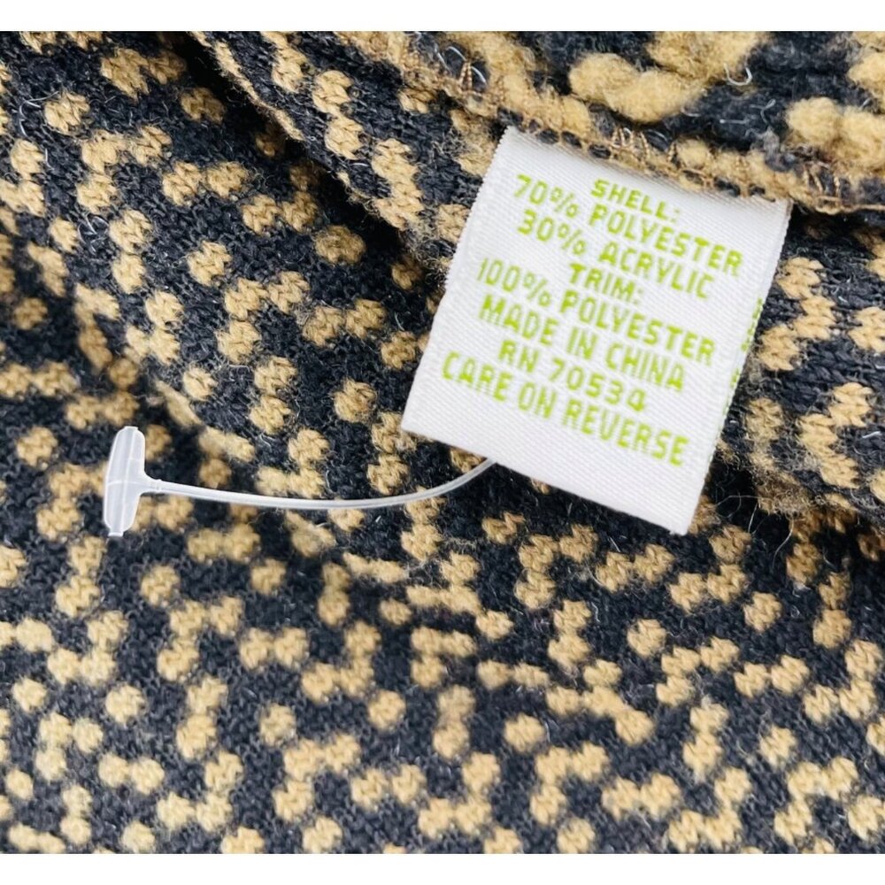 Orvis Womens Patterned Button-Up Jacket Size L Polyester Acrylic Blend - Picture 4 of 5